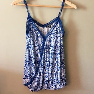 Lucky Brand  wrap Tank Top Size Small